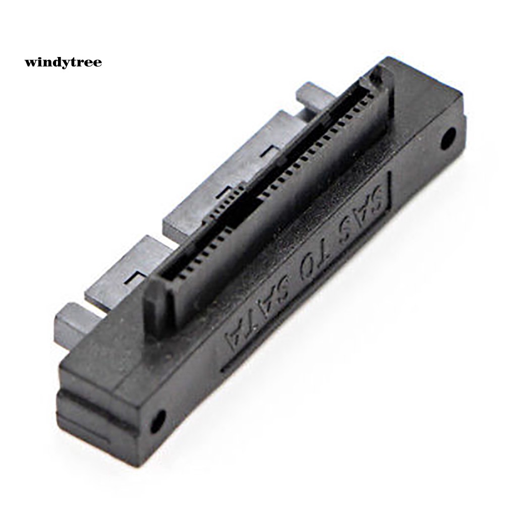 SFF-8482 SAS 22 Pin to 7+15 Pin SATA Male HDD Hard Drive Adapter 90 Degree Angle