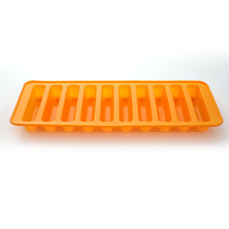 Khuôn Silicone Làm Đá Viên 10 Ô Hình Dải Dài Tiện Lợi