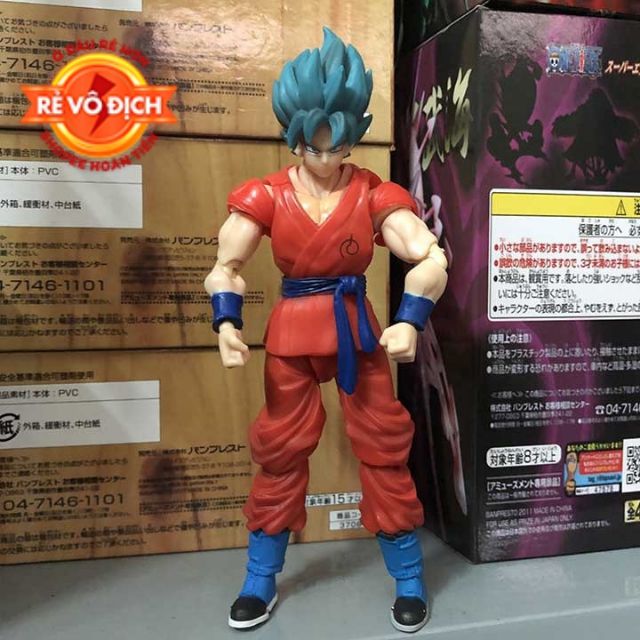 [Hàng có sẵn-Xả hàng tăng doanh số] Mô hình Goku Blue khớp cử động, sắc nét từng chi tiết