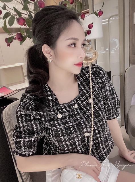 Set áo dạ mix quân sôc sang chảnh