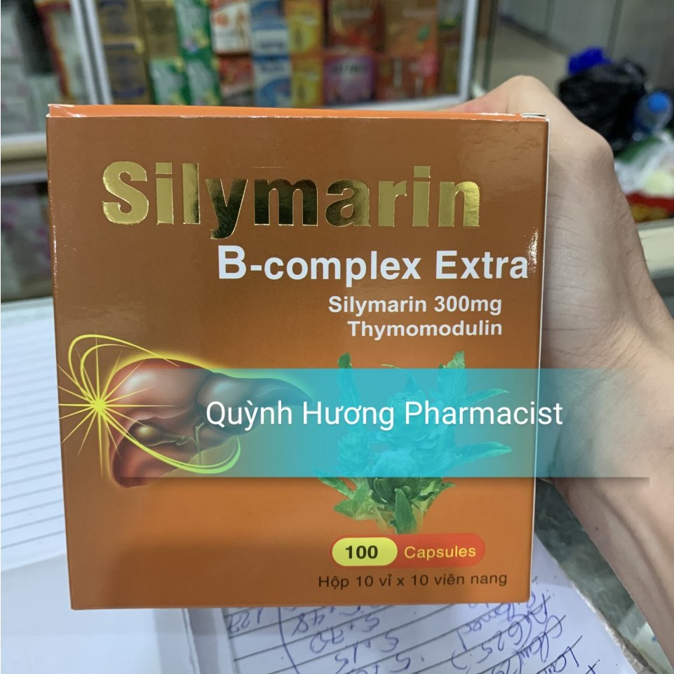 Viên uống SILYMARIN B-complex extra giúp tăng cường chức năng gan