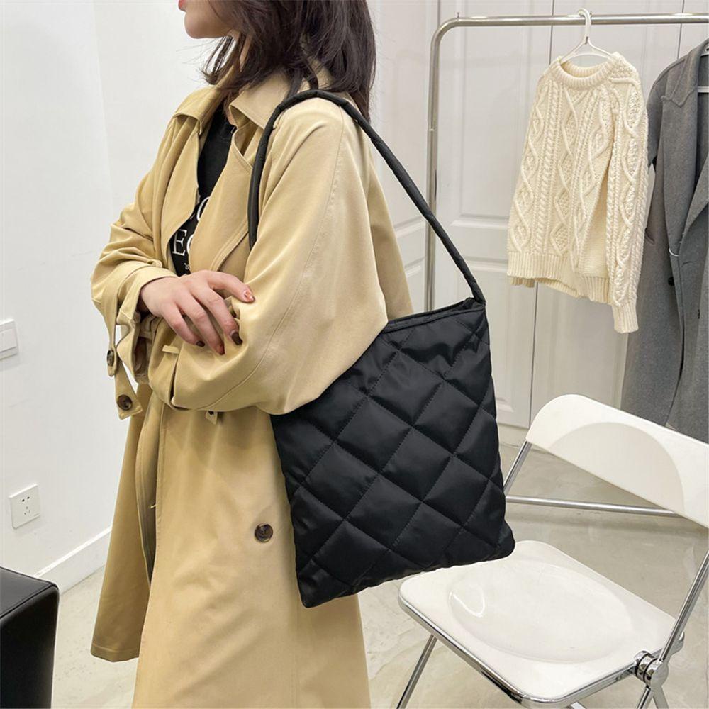 Túi Tote Đeo Vai Chất Liệu Cotton Sức Chứa Lớn Thời Trang Cho Nữ