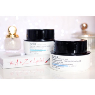 B   E   L   I   F   Kem dưỡng the true cream moisturizing bomb