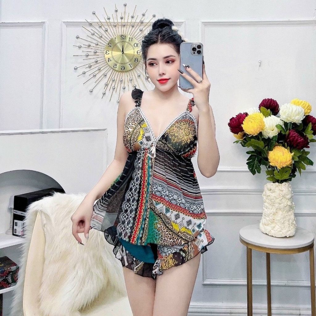 Đồ ngủ sexy MIKY, Đồ ngủ nữ xinh xắn dể thương &lt;60kg