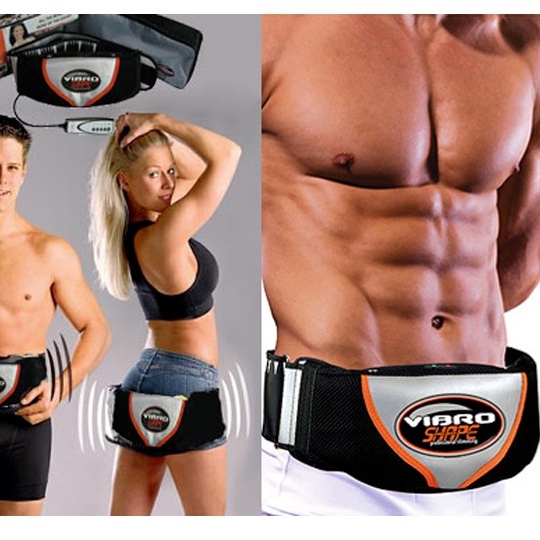 Đai rung nóng giảm mỡ bụng Vibro Shape , Máy mát xa