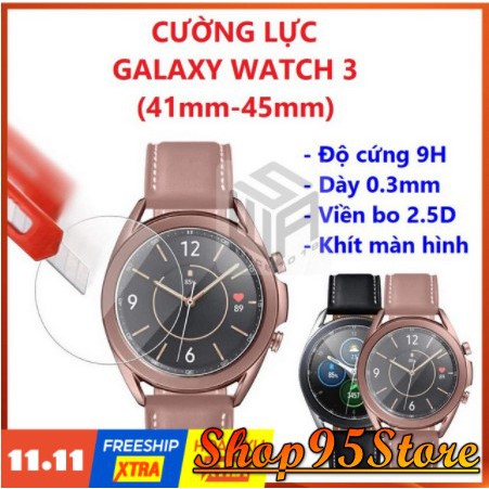 Cường lực đồng hồ Samsung Galaxy Watch 3 41mm và 45mm cao cấp SIKAI