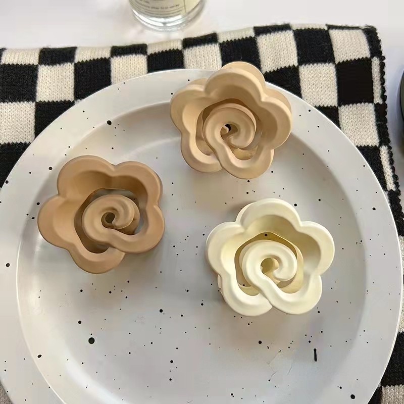 Kẹp Tóc Đuôi Ngựa Bằng Hợp Kim Hình Hoa Thời Trang 2022