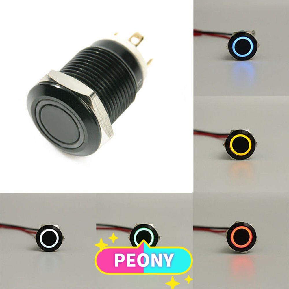 Công tắc nhấn có đèn LED bằng nhôm 12v 4pin 12m chống thấm nước cho xe hơi chất lượng cao
