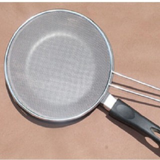 vung úp chảo chắn bắn dầu mỡ có tay cầm sz 30 33cm