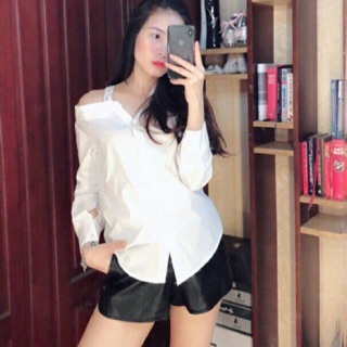 Sơ mi lệch vai