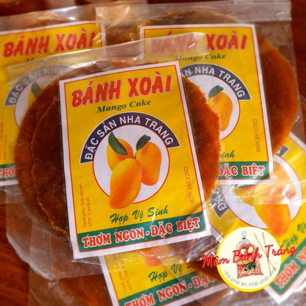 Bánh tráng xoài đặc sản Nha Trang bánh tráng xoài vuông xoài tròn thơm ngon - 04100112
