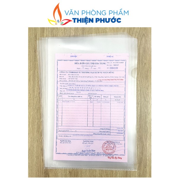 Bìa Lá A4 F4 Thiên Long  dày 1.5zem THIỆN PHƯỚC