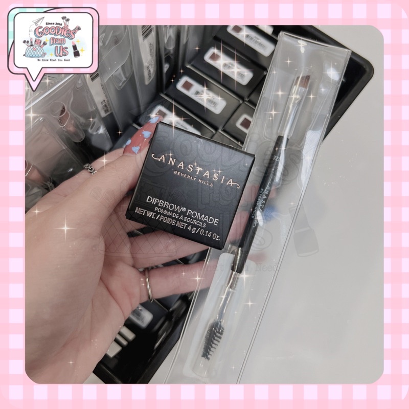 Anastasia Beverly Hills Gel kẻ mài DIPBROW® Pomade + Brush 7B – Dual-Ended Angled Brush Set SALE 60% !!