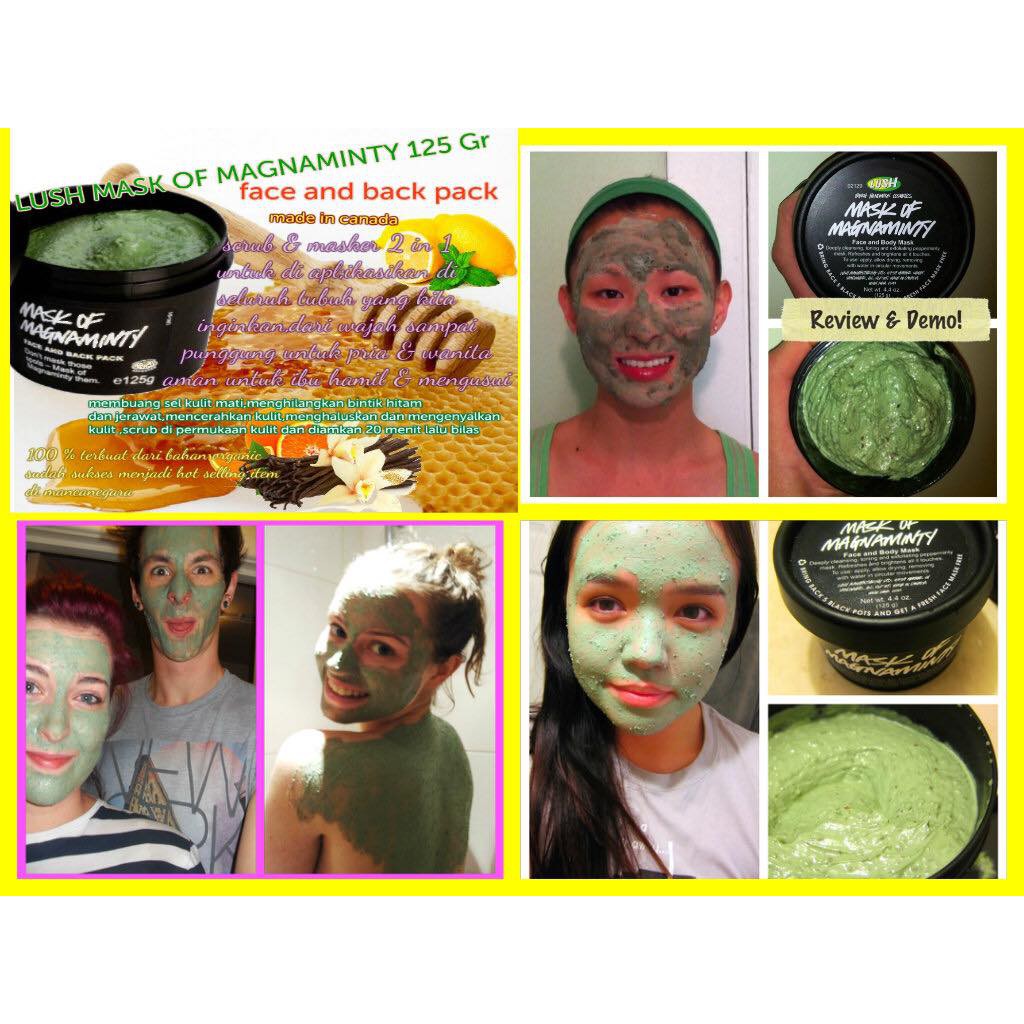 (Order Nhật,date 2-3 tháng)Mặt nạ tươi Lush Mask of Magnaminty 125g