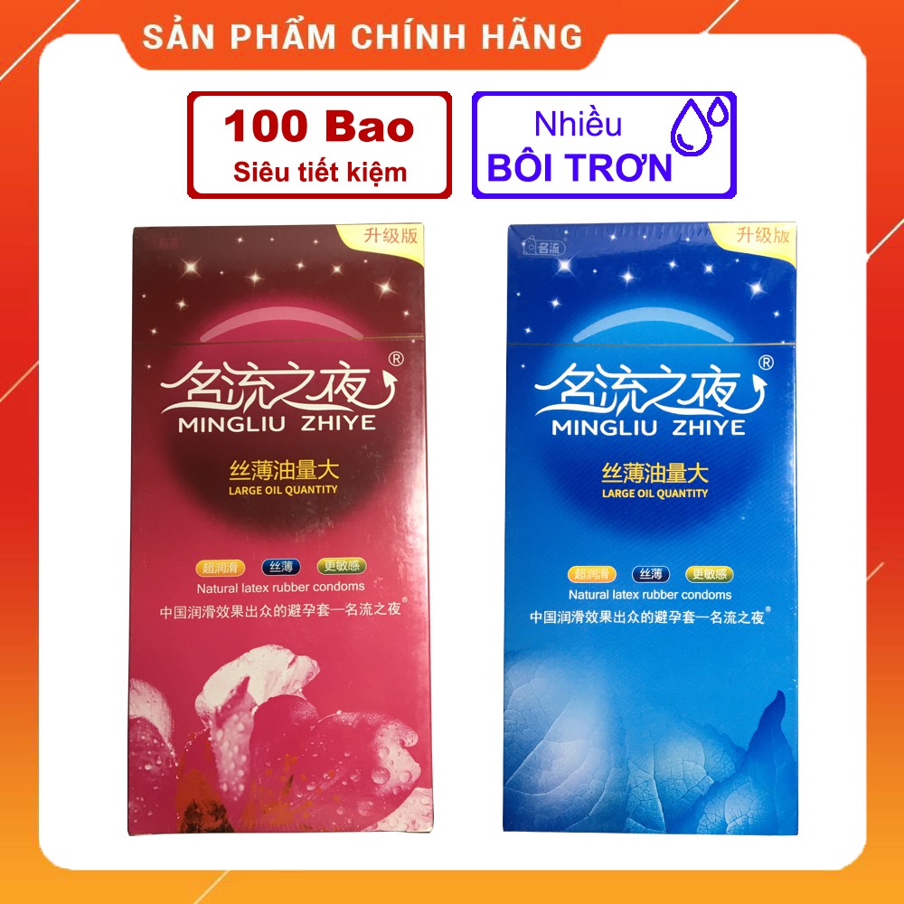 Bao cao su nhiều dầu bôi trơn nội địa Trung