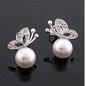 Set 6 đôi khuyên tai đính đá và ngọc trai thời trang thanh lịch dành cho nữ