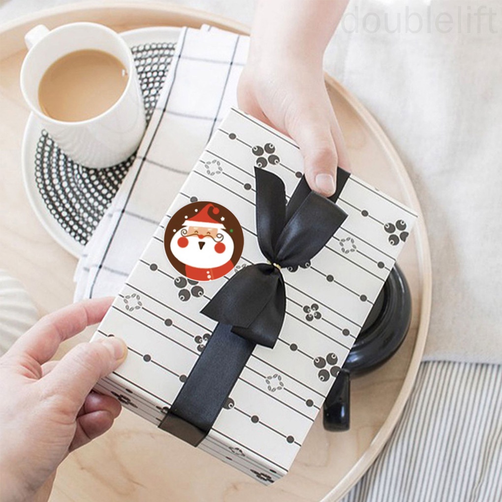 Nhãn dán trang trí album ảnh chủ đề giáng sinh tự dính