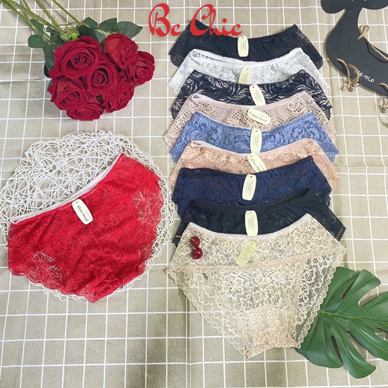 Quần lót ren quyến rũ cao cấp Q301   BC_CHIC LINGERIE