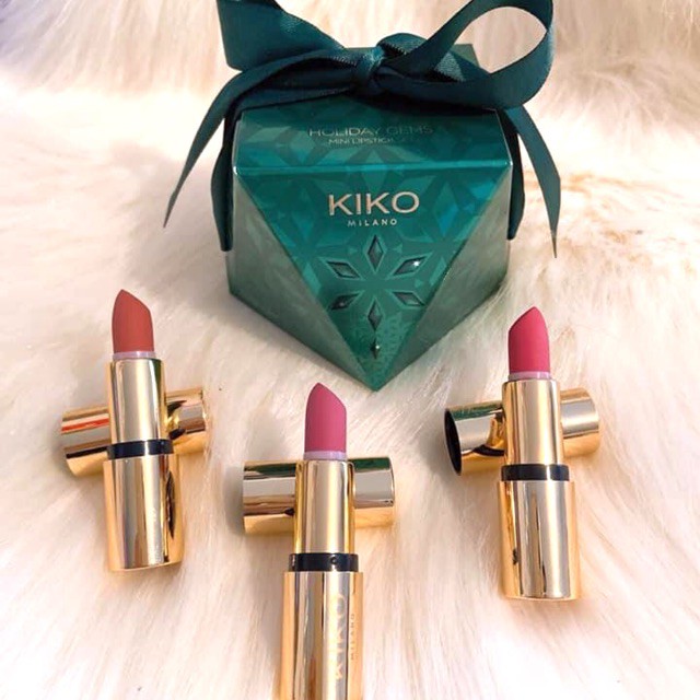 Set Son lì Kiko Milano Holiday Gems Mini