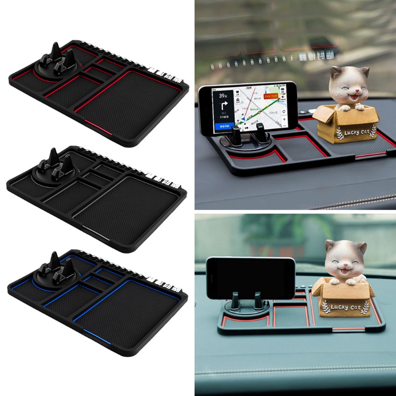 Giá Đỡ Điện Thoại Chống Trượt Gắn Bảng Điều Khiển Xe Hơi