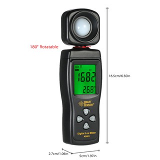 【umbr】SMART SENSOR Mini Digital Lux Meter LCD Display Handheld Illuminometer Luminometer Photometer Luxmeter Light Meter