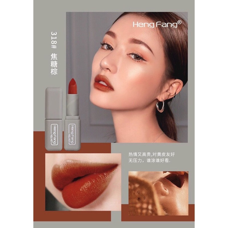 Hot trend HOT TREND SET 3 THỎI SON LÌ HENGFANG HOT HIT