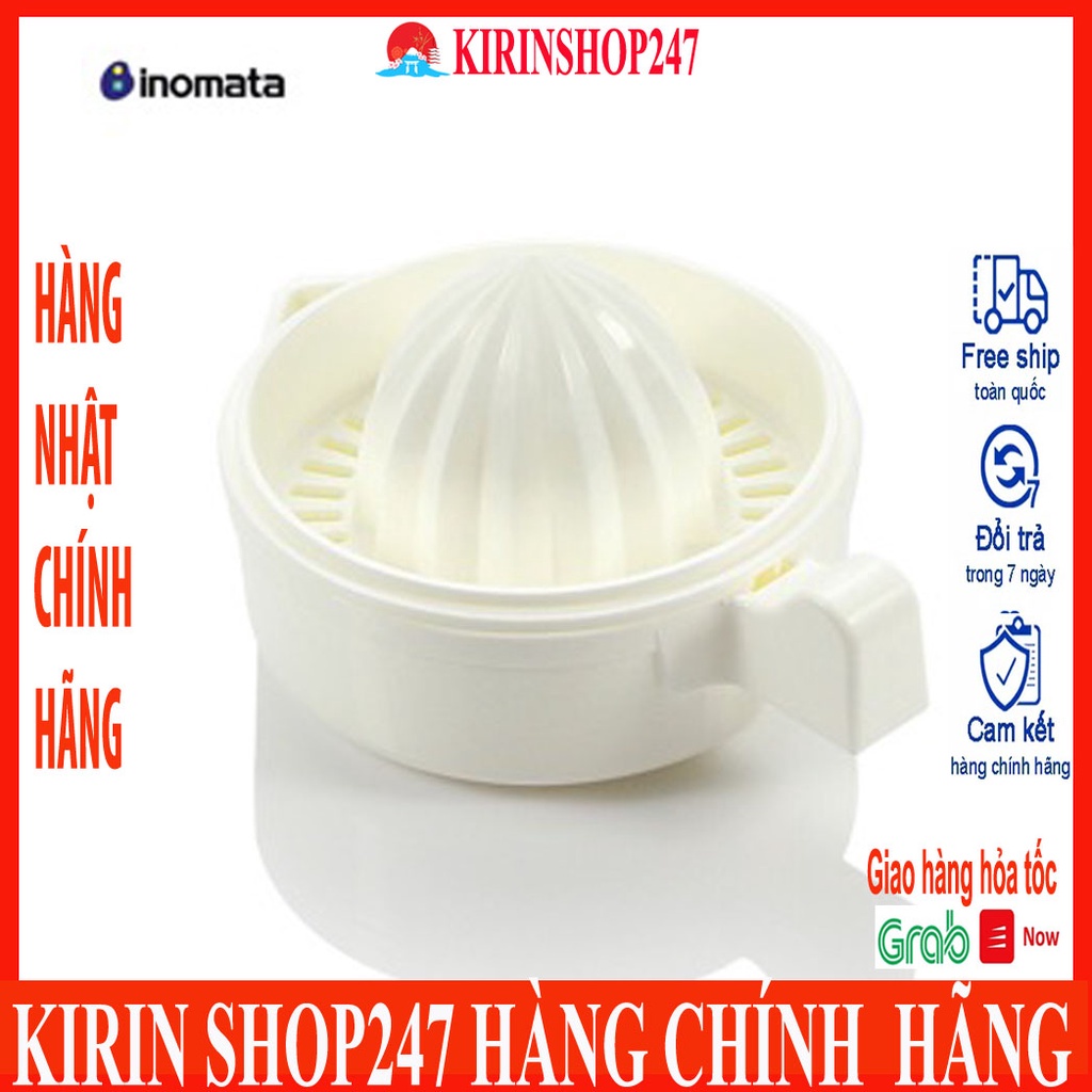 Dụng cụ vắt cam, quýt có lọc hạt inomta Hàng Nhật Chính Hãng