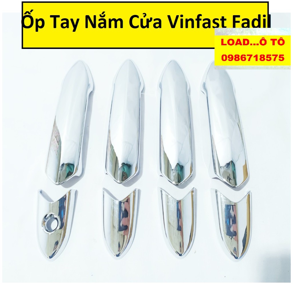 Ốp Tay Nắm Cửa Vinfast Fadil 2022-2019 Mạ Crom Cao Cấp