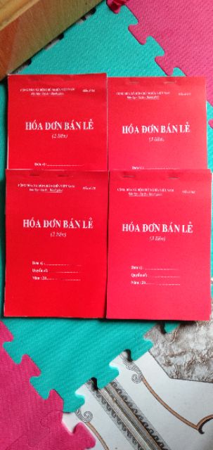 10 hóa đơn bán lẻ 2 liên/3 liên 100 tờ a5