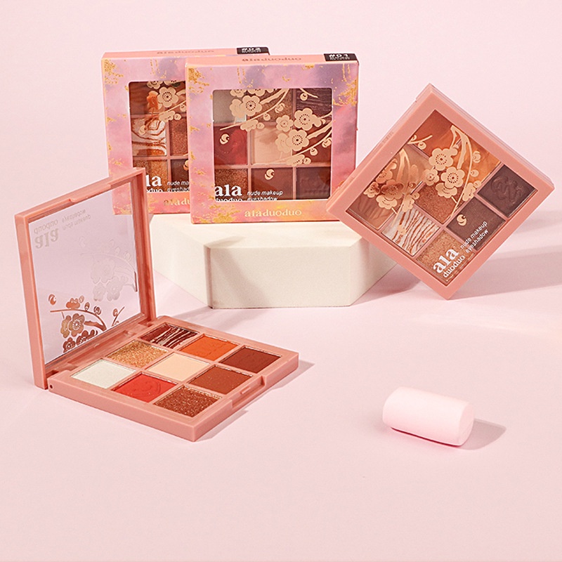 Phấn mắt chín màu flash bột màu ngọc trai ngũ sắc cute