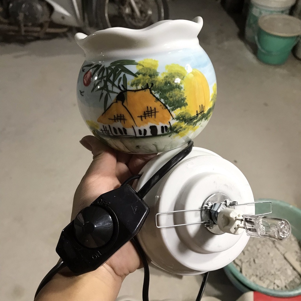 Chân Đế Đèn Xông Tinh Dầu Kèm Bóng