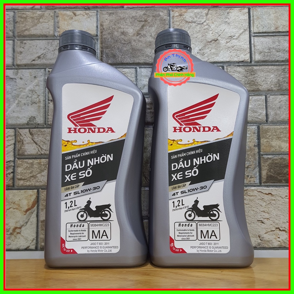NHỚT XE SỐ HONDA CHÍNH HIỆU-Tem 2 Lớp Chống Giả  10W-30 Cho Winner, Sonic-DUNG TÍCH 1200ML Và 800ml.