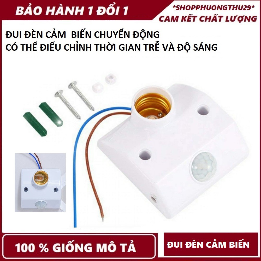 Đui đèn cảm ứng hồng ngoại,tăng giảm ánh sáng | WebRaoVat - webraovat.net.vn