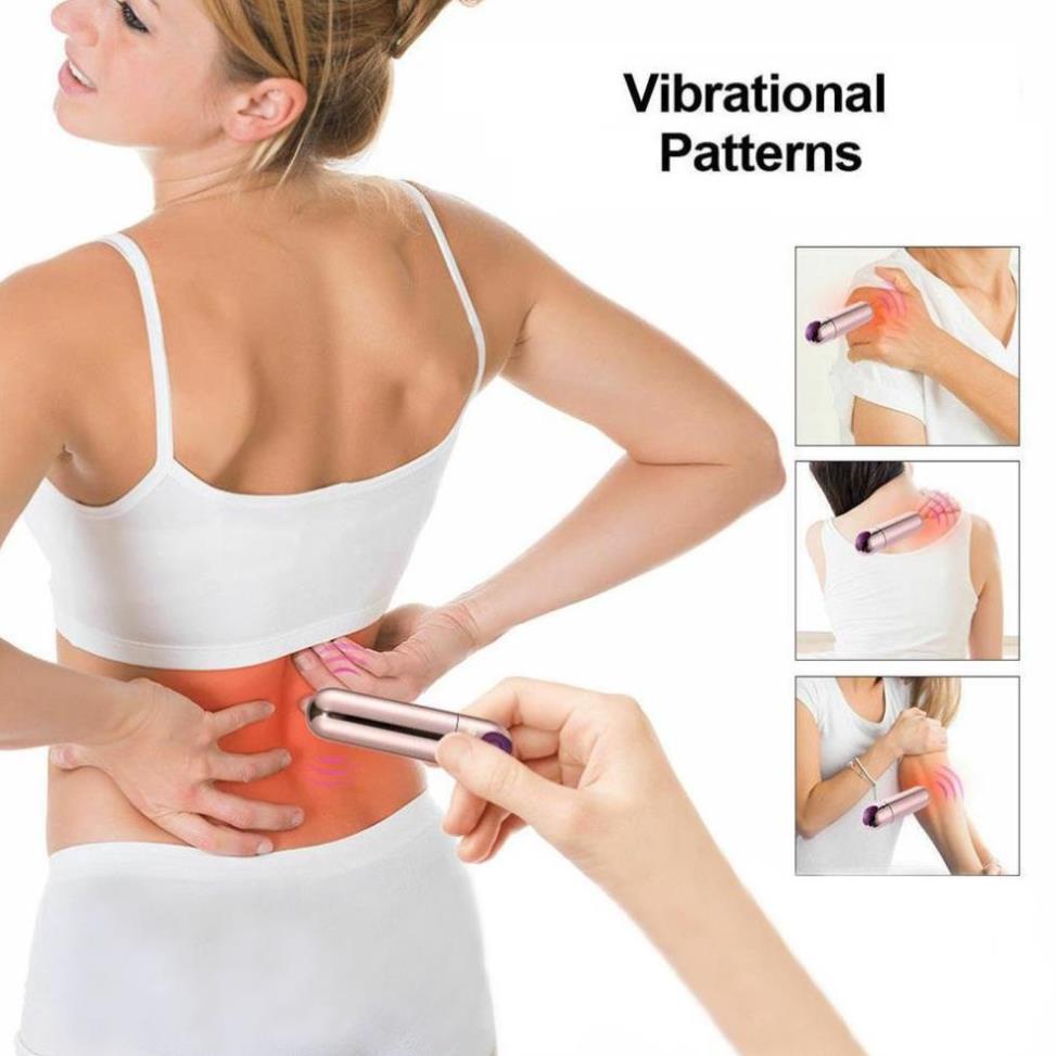 Máy Massage Châm Cứu 12 Kiểu Rung Không Dây Pin Sạc. BH 12 tháng 1 đổi 1