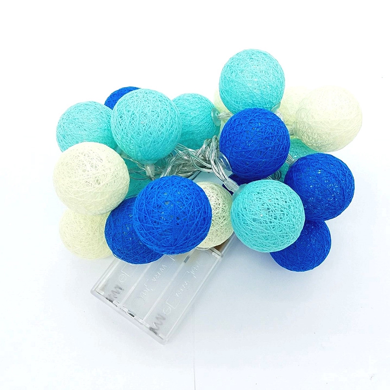 Dây Đèn Led 20 Bóng Hình Cầu Dùng Trang Trí Tiệc Cưới, Giáng Sinh