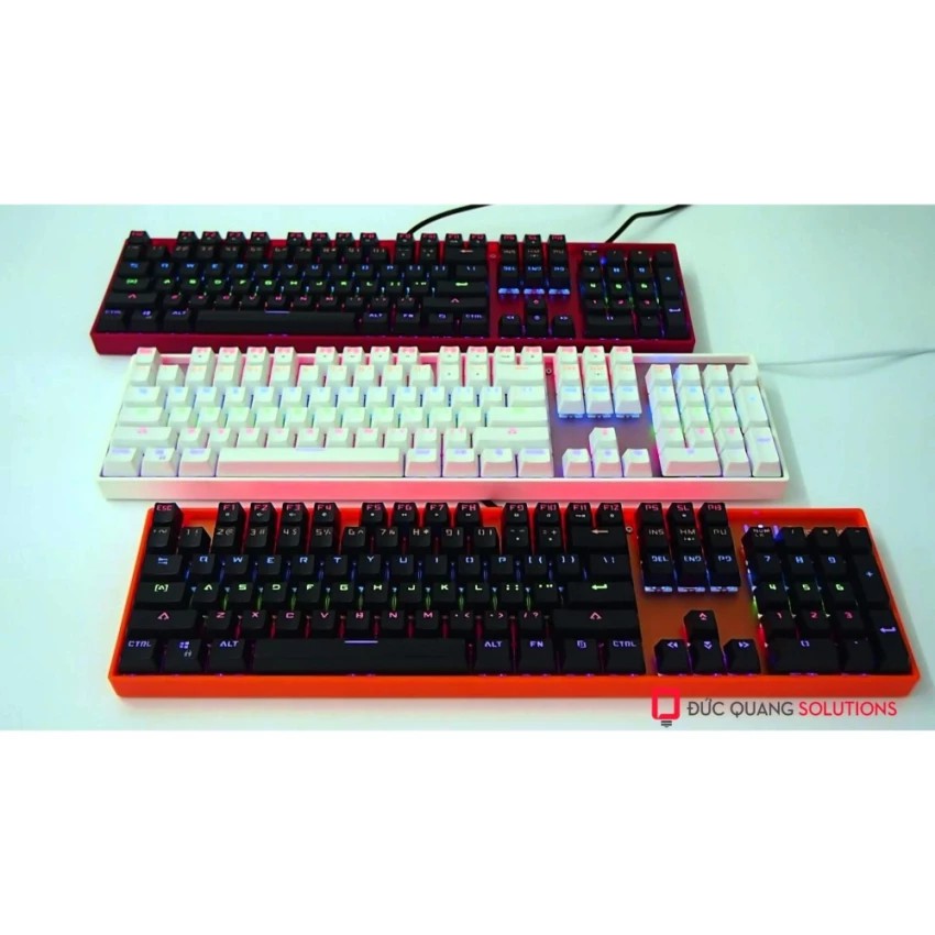 Bàn phím cơ Motospeed K86 Rainbow Gaming Keyboard (Trắng)