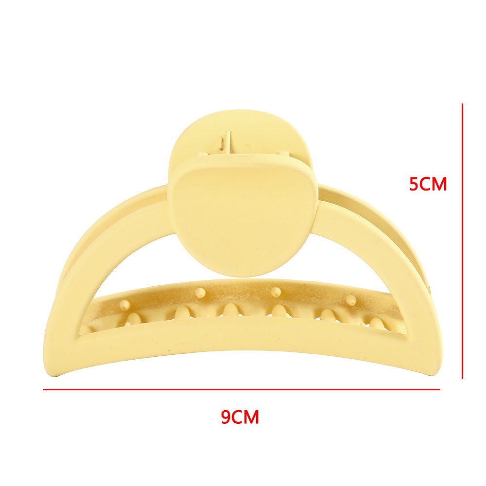 Kẹp Tóc Haimeikang Bằng Nhựa Resin Mặt Nhám Đơn Giản Cỡ Nhỏ Thời Trang Mùa Hè Kiểu Hàn Quốc