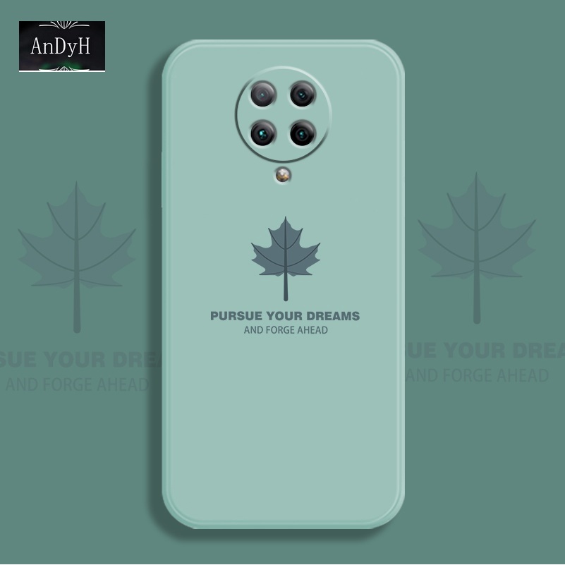 Ốp điện thoại silicone nhám lá phong có dây đeo cho XIAOMI REDMI NOTE 8PRO 9 REDMI 9T 9POWER 10X 4G 5G K30PRO K30ULTRA