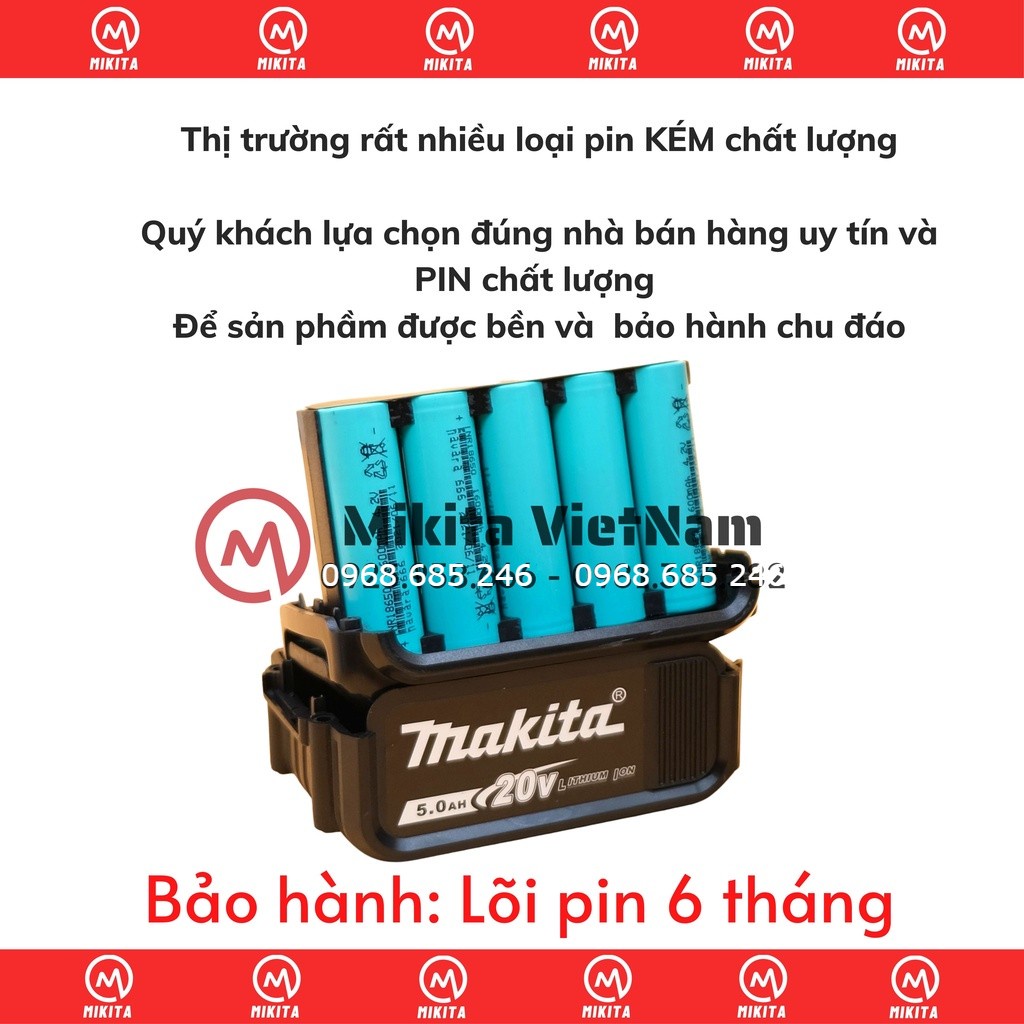 Máy Siết Bulong Makita 20V - Động cơ không chổi than .