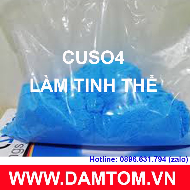 Đồng sunfat CuSo4. 5H2O gói 100g