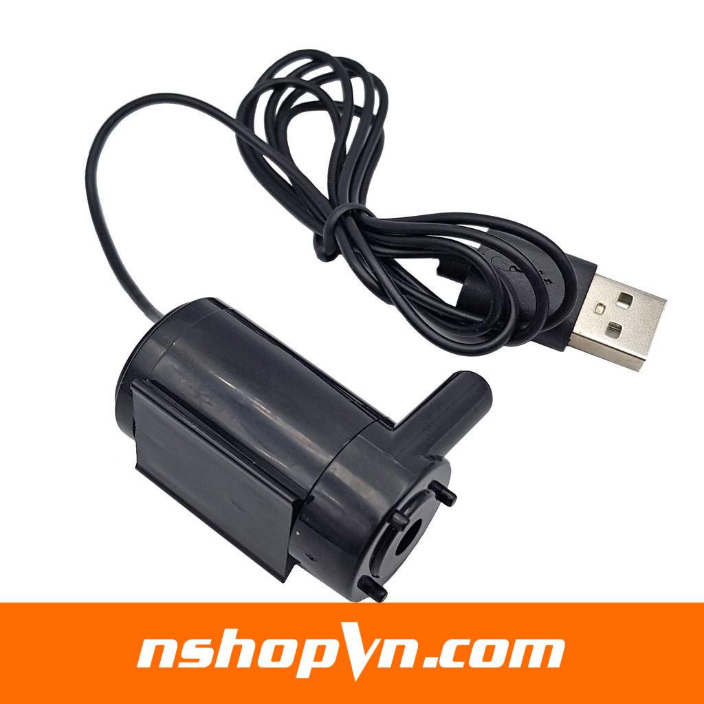 Động cơ bơm chìm mini USB 5V lưu lượng 1,6 lít / phút