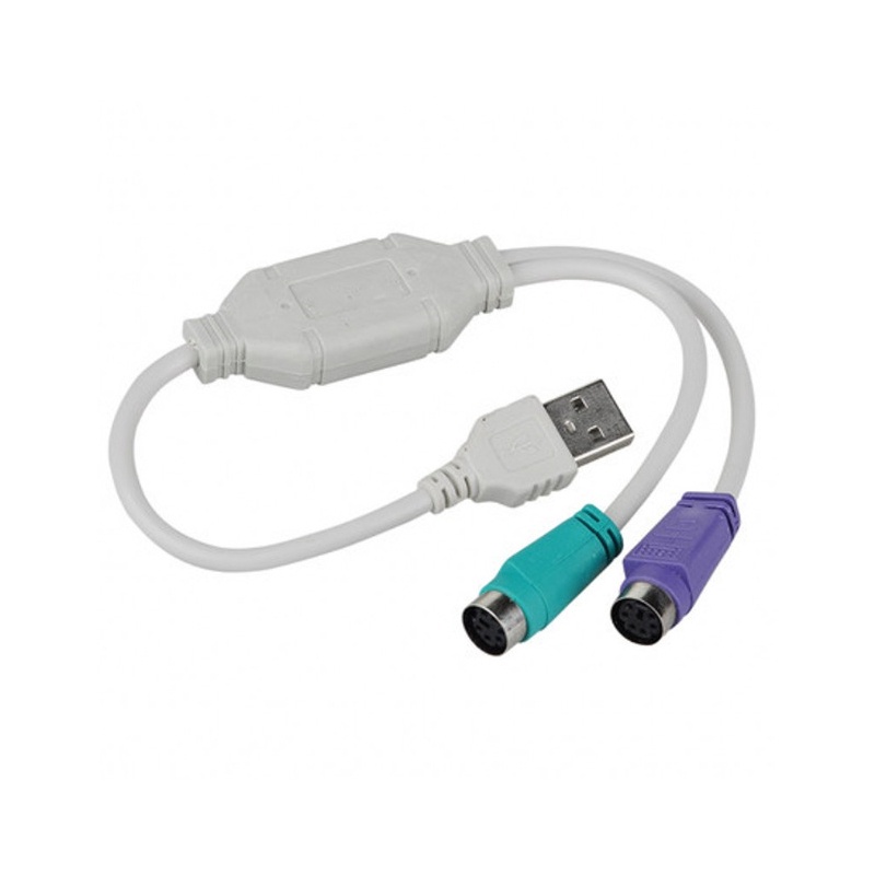 Dây cáp chuyển đổi dữ liệu USB đực sang PS/2 đầu cái cho chuột và bàn phím
