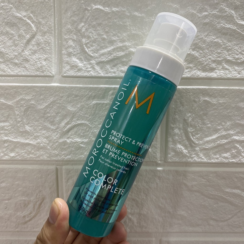 Chính hãng  Xịt bảo vệ màu và ngăn ngừa Moroccanoil Protect &amp; Prevent Spray 160ml - New 2021