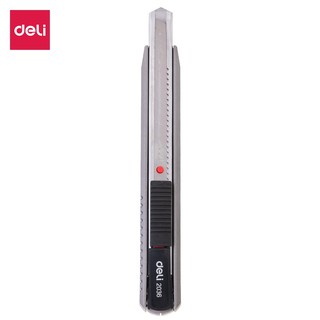 Dao rọc giấy deli, loại 13 lưỡi tách rời, nhỏ, gọn và dễ sử dụng - e2036