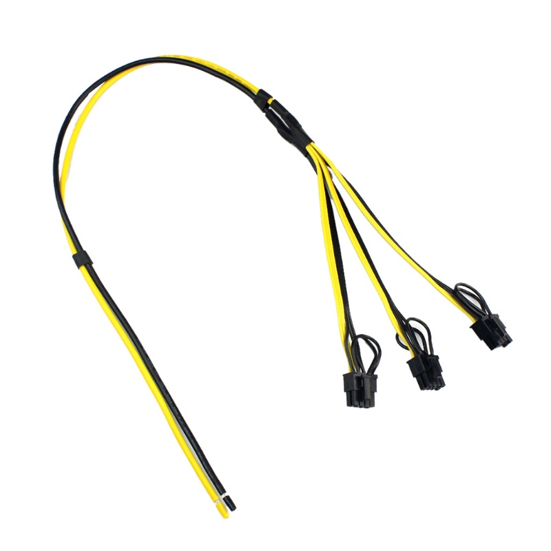 Cáp Nguồn 1 Sang 3 6p + 2p 8pin GPU Video Card