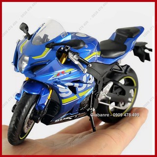 Mô Hình Xe Môtô Suzuki GSX R1000 Tỉ Lệ 1:12  - Caipo - Xanh