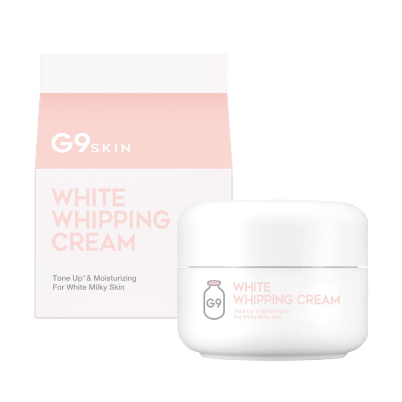 KEM DƯỠNG TRẮNG DA /Kem Dưỡng Trắng, Mờ Thâm, Tàn Nhang G9Skin White In Whipping Cream 50g [Mọi Loại Da, Da Dầu]