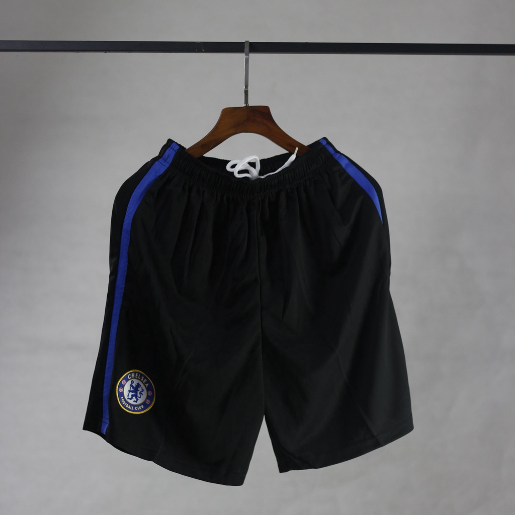 Quần áo đá bóng Chelsea màu xanh caro - bộ thể thao nam tay ngắn vải thoáng mát form âu Leaguestore
