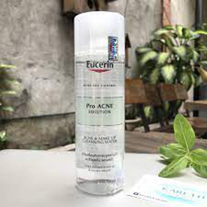 Nước Tẩy Trang Cho Da Dầu Mụn Eucerin Pro Acne Solution Acne & Make Up Cleansing Water Proacne 200ml