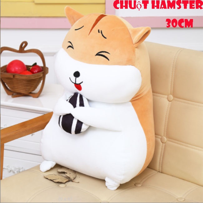 Gấu Bông Gối Ôm Chuột Béo Dễ Thương Mềm Mịn Quà Tặng Cao Cấp cho bé